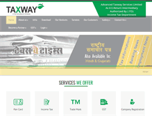 Tablet Screenshot of onlinetaxwayindia.com